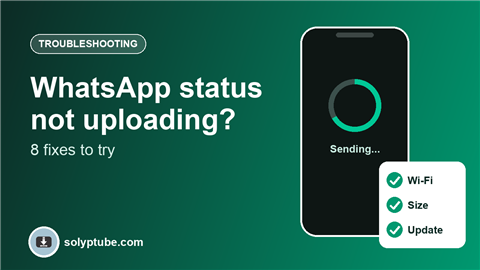 WhatsApp Status Not Uploading? 8 Fixes